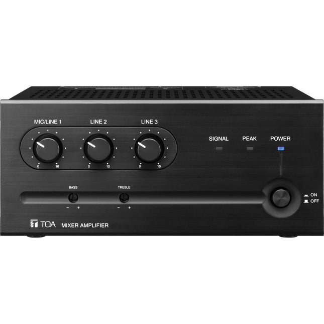 Toa Electronics BG-235 Amplificador y mezclador 35W 4 Ohm 2 Entradas RCA