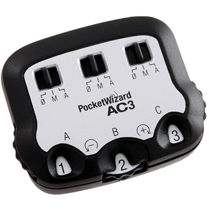 PocketWizard AC3 ZoneController para Canon DSLR Control de flash en 3 zonas 6 pasos