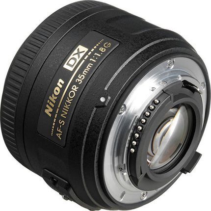 Nikon AF-S DX NIKKOR 35mm f1 8G Lente F-Mount DX 52 5mm Refurbished