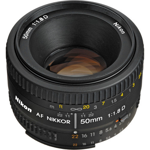Nikon AF NIKKOR 50mm f1.8D Objetivo F-Mount Formato FX Apertura f1.8 a f22