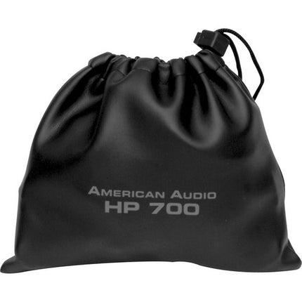 American Audio HP 700 Auriculares DJ Over-Ear 57mm Drivers 5 Hz-30 kHz Incluye Bolsa