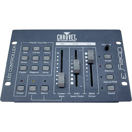 CHAUVET DJ Obey 3 Controlador de Iluminación DMX 3 Canales LED