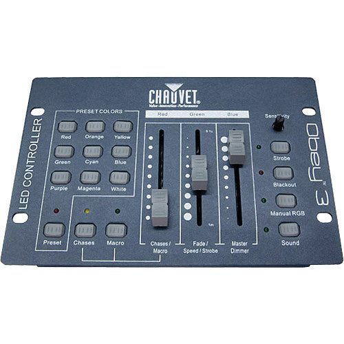 CHAUVET DJ Obey 3 Controlador de Iluminación DMX 3 Canales LED