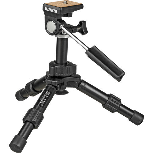 SLIK Mini-Pro V Trípode con Cabezal 2 Vías Soporta 1.5 kg Garantía 3 Años