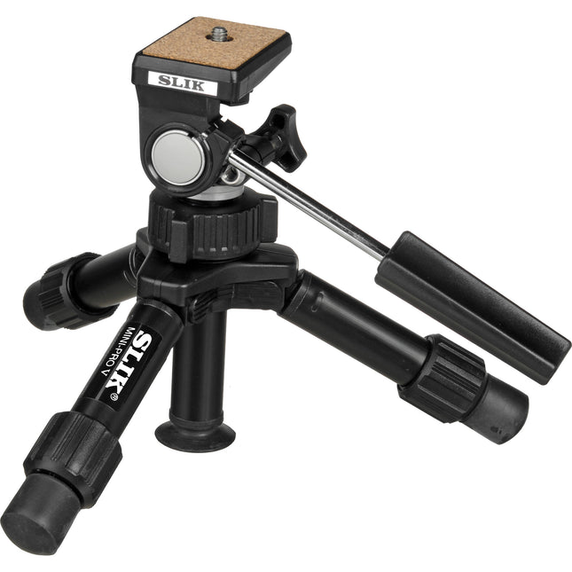 SLIK Mini-Pro V Trípode con Cabezal 2 Vías Soporta 1.5 kg Garantía 3 Años
