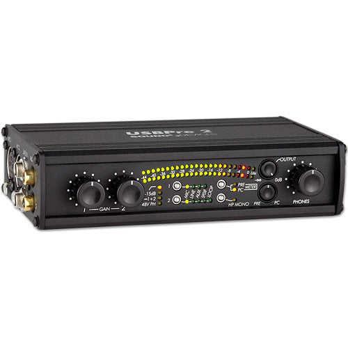 Sound Devices USBPre 2 interfaz de audio USB-B 2 previos micrófono 24-Bit 192 kHz