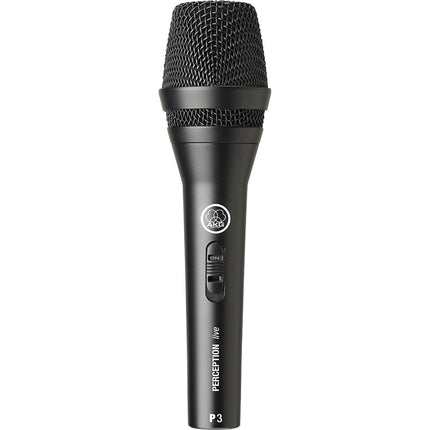 AKG Perception P3 S micrófono dinámico cardioide 40 Hz-20 kHz adaptador bolsa