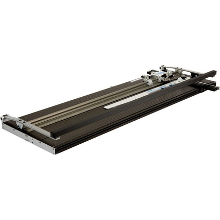 Logan Graphic Products 855 Platinum Edge Cuchilladora de Tapete 48" con Doble Cabezal y Parada Magnética Ajustable