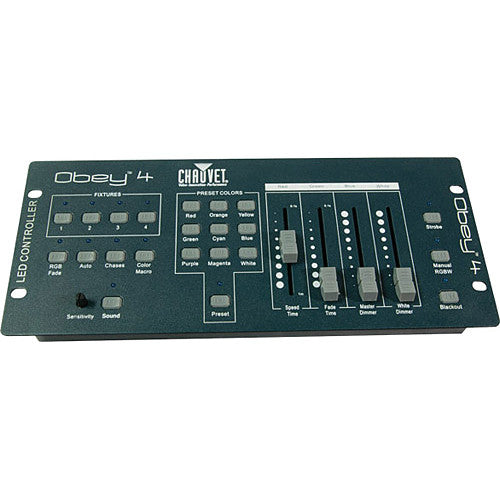 CHAUVET DJ Obey 4 Controlador DMX 4 Canales 4 Fixtures 100-240 VAC