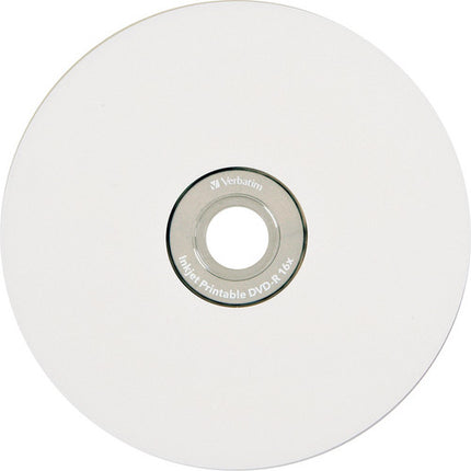 Verbatim DVD-R 4.76GB 16x Grabables Blancos Para Impresora Inkjet 100 Pack