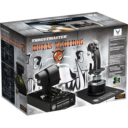 Thrustmaster HOTAS Warthog joystick y acelerador con 51 botones programables y panel retroiluminado