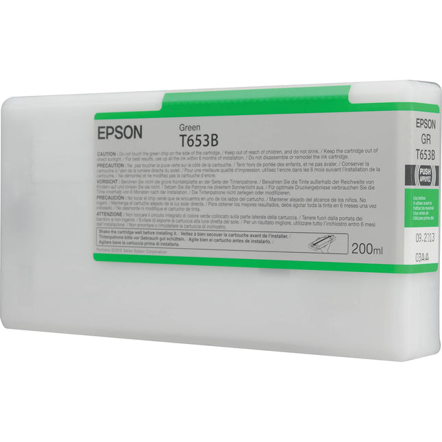 Epson Ultrachrome HDR Cartucho de Tinta Verde 200 ml para Impresoras Stylus Pro 4900