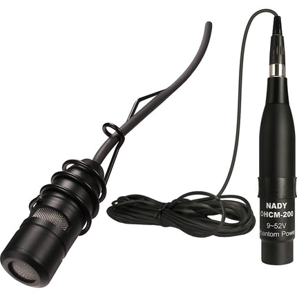 Nady OHCM-200 Micrófono Colgante Condensador Cardioide Negro 20 ft