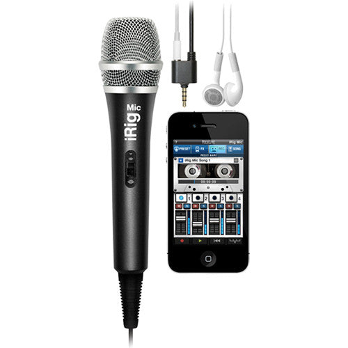 IK Multimedia iRig Mic Micrófono Condensador Unidireccional Metal Durable