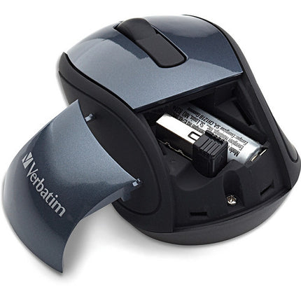 Verbatim Mouse Inalámbrico Mini de Viaje Graphite 2.4 GHz USB Nano