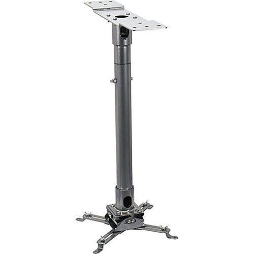 Video Mount Products PM-LP Soporte para proyector perfil bajo plateado 75 lbs 2.6 pulgadas