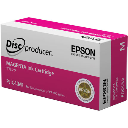 Epson PJIC4-M Cartucho de Tinta Magenta para Impresora PP-100 Alta Capacidad Sensor Bajo Tinta