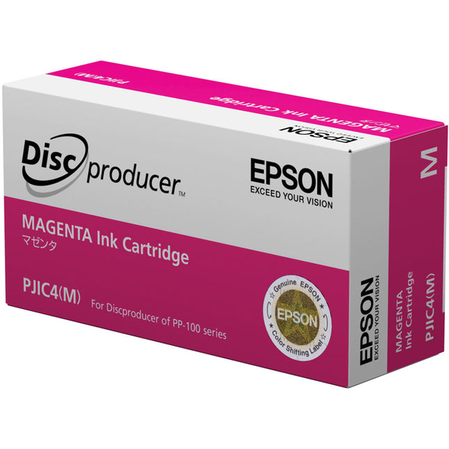 Epson PJIC4-M Cartucho de Tinta Magenta para Impresora PP-100 Alta Capacidad Sensor Bajo Tinta