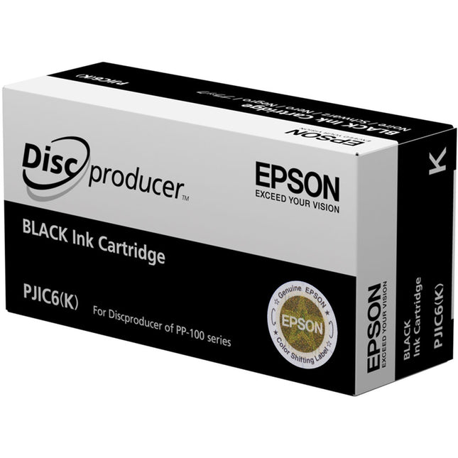 Epson PJIC6-K Cartucho de Tinta Negra Alta Capacidad para Impresora Discos PP-100
