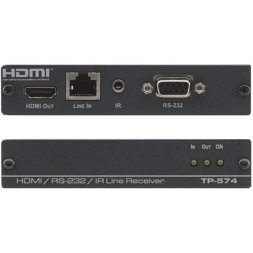 Kramer TP-574 Receptor HDMI Bi-Direccional RS-232 IR Cable Par Trenzado 1.65 Gb/s