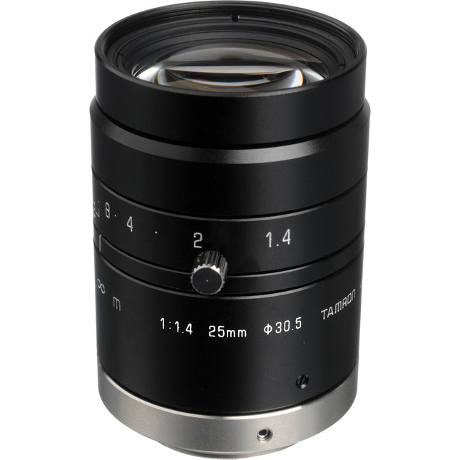 Tamron C-Mount 25mm lente focal fija con Iris y bloqueo de enfoque