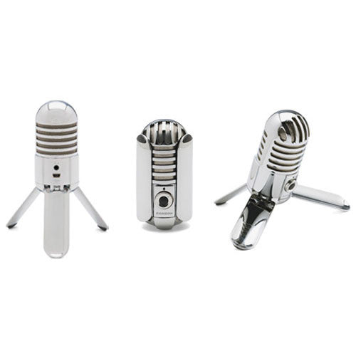 Samson Meteor Mic Micrófono de Condensador USB para Streaming con Patrón Cardioide y Audio 48 kHz