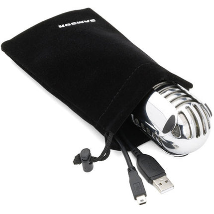 Samson Meteor Mic Micrófono de Condensador USB para Streaming con Patrón Cardioide y Audio 48 kHz