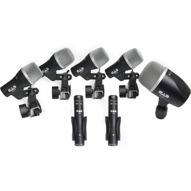 CAD Stage7 Pack de Micrófonos para Batería 7 Piezas con Estuche