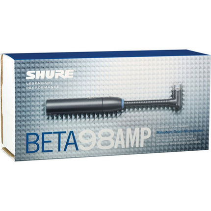 Shure BETA 98AMP Micrófono Miniatura Cardioide para Batería con Gooseneck Flexible