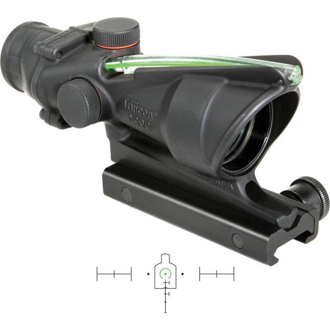 Trijicon 4x32 ACOG Visor Riflescopo Punto Verde Retícula 6.8 Matte Black