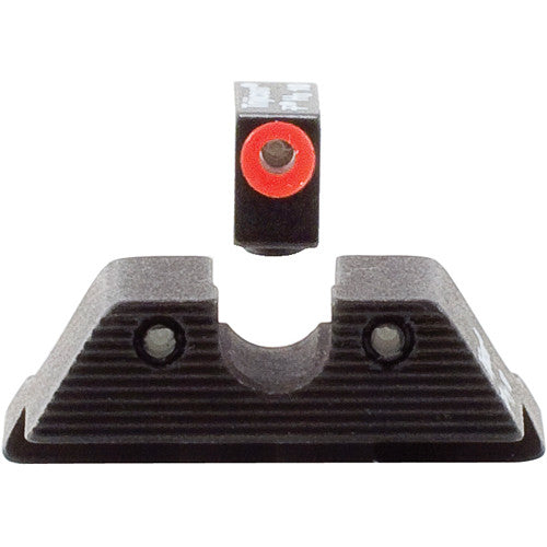 Trijicon Glock HD Juego de Miras Nocturnas Contorno Naranja Trazos Verde