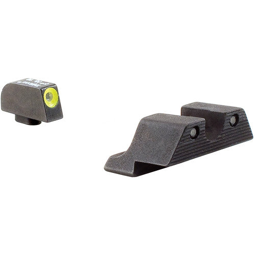 Trijicon Glock HD Set de Mira Nocturna Frente Amarillo Contorno Posterior Alto