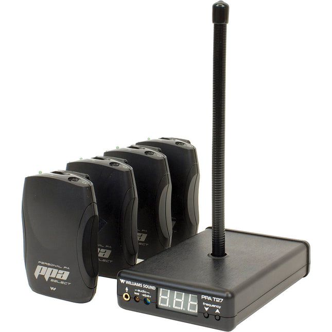 Williams Sound PPA VP 37-00 Sistema de asistencia auditiva personal inalámbrico 500 pies 17 frecuencias