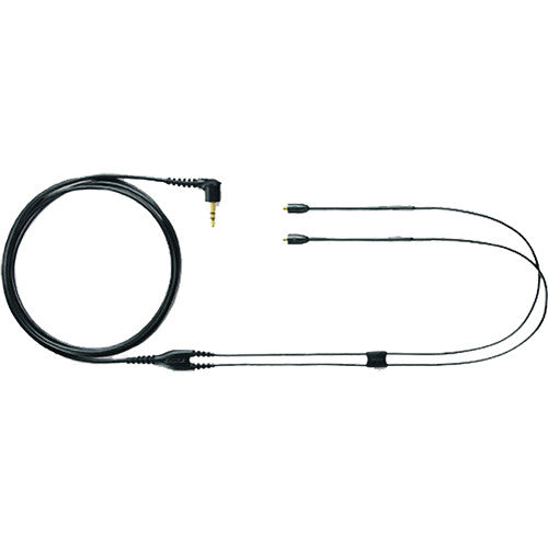 Cable para auriculares Shure EAC64BK 64 pulgadas con conectores MMCX chapados en oro y kevlar reforzado