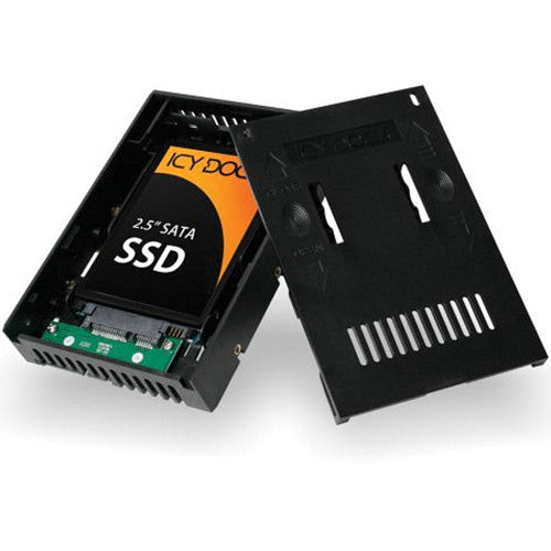 Icy Dock MB882SP-1S-2B Convertidor HDD SSD 2.5 a 3.5 pulgadas SATA sin herramientas