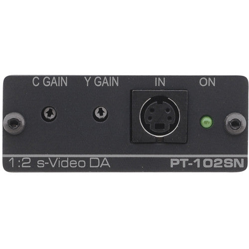 Kramer PT-102SN Amplificador de distribución S-Video 1:2 controles Y y C tamaño compacto