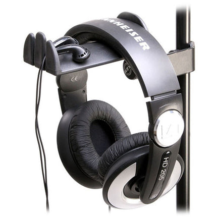 K&M 16080 Soporte para Auriculares Abrazadera Rosca Tubo 30mm 4 Auriculares
