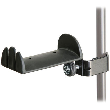 K&M 16080 Soporte para Auriculares Abrazadera Rosca Tubo 30mm 4 Auriculares