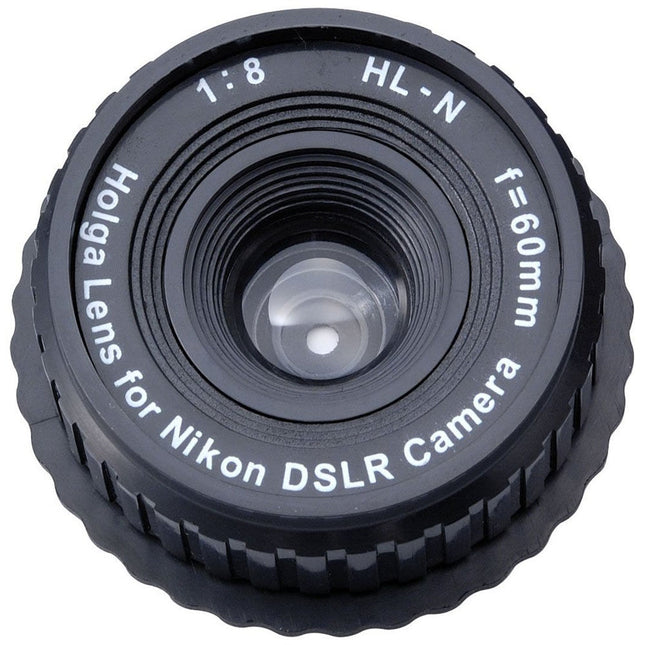 Objetivo Holga Lens para cámara DSLR Nikon lente 60mm con montaje Holga