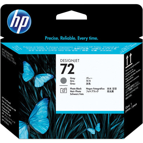 HP 72 Gray & Photo Black Cartucho de impresión para Designjet T610 T1300