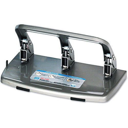 CARL Heavy Duty Perforadora de Papel 3 Huecos 40 Hojas 9/32"