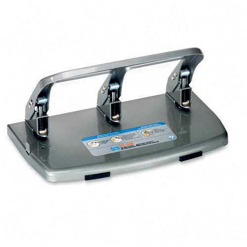 CARL Heavy Duty Perforadora de Papel 3 Huecos 40 Hojas 9/32"