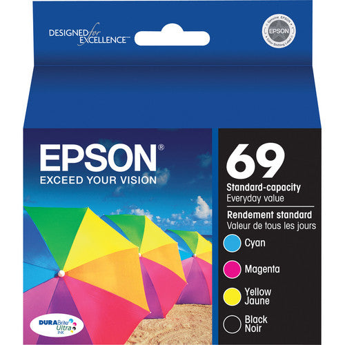Epson 69 DURABrite Ultra Tinta Combo para Impresoras Epson C120 NX300 WF315