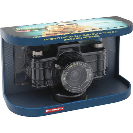 Lomography Sprocket Rocket Cámara de 35mm Lente 30mm 18 Fotos Panorámicas