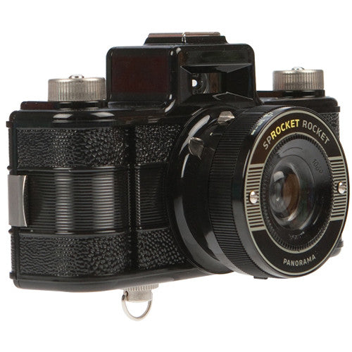 Lomography Sprocket Rocket Cámara de 35mm Lente 30mm 18 Fotos Panorámicas