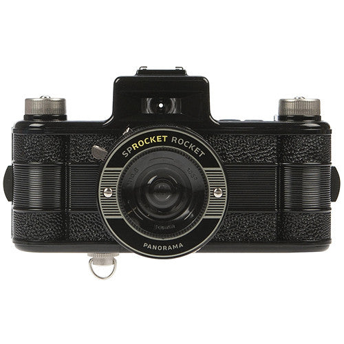 Lomography Sprocket Rocket Cámara de 35mm Lente 30mm 18 Fotos Panorámicas