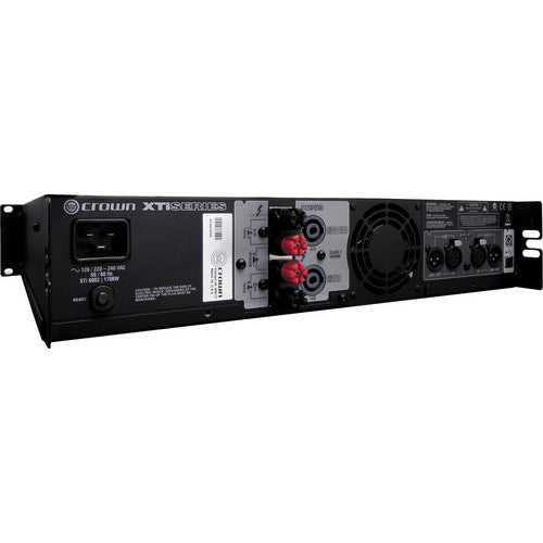 Crown Audio XTi 6002 Amplificador de Potencia Stereo 1200W x2 3 Modos de Ventilador