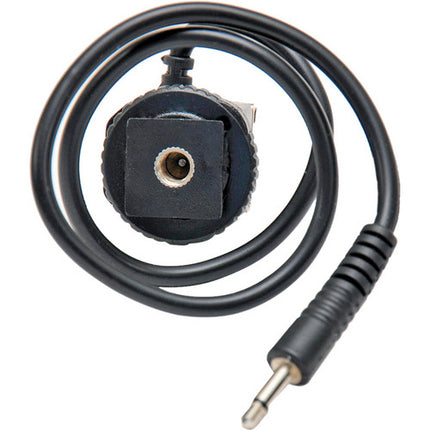 Nisha HTS-1635 Adaptador zapata macho mini con cable recto 40.6 cm bloqueo knurled