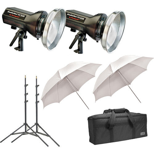 Photogenic StudioMax III Kit de Iluminación para Retrato 640Ws 2 Monolights