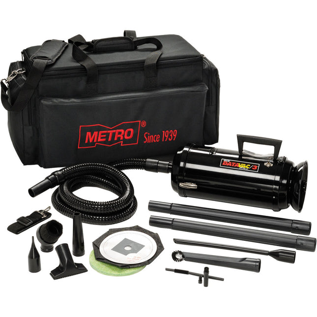 METROVAC DataVac Pro Aspiradora para Tóner 1.17 HP Motor 12 pies cable Kit micro limpieza